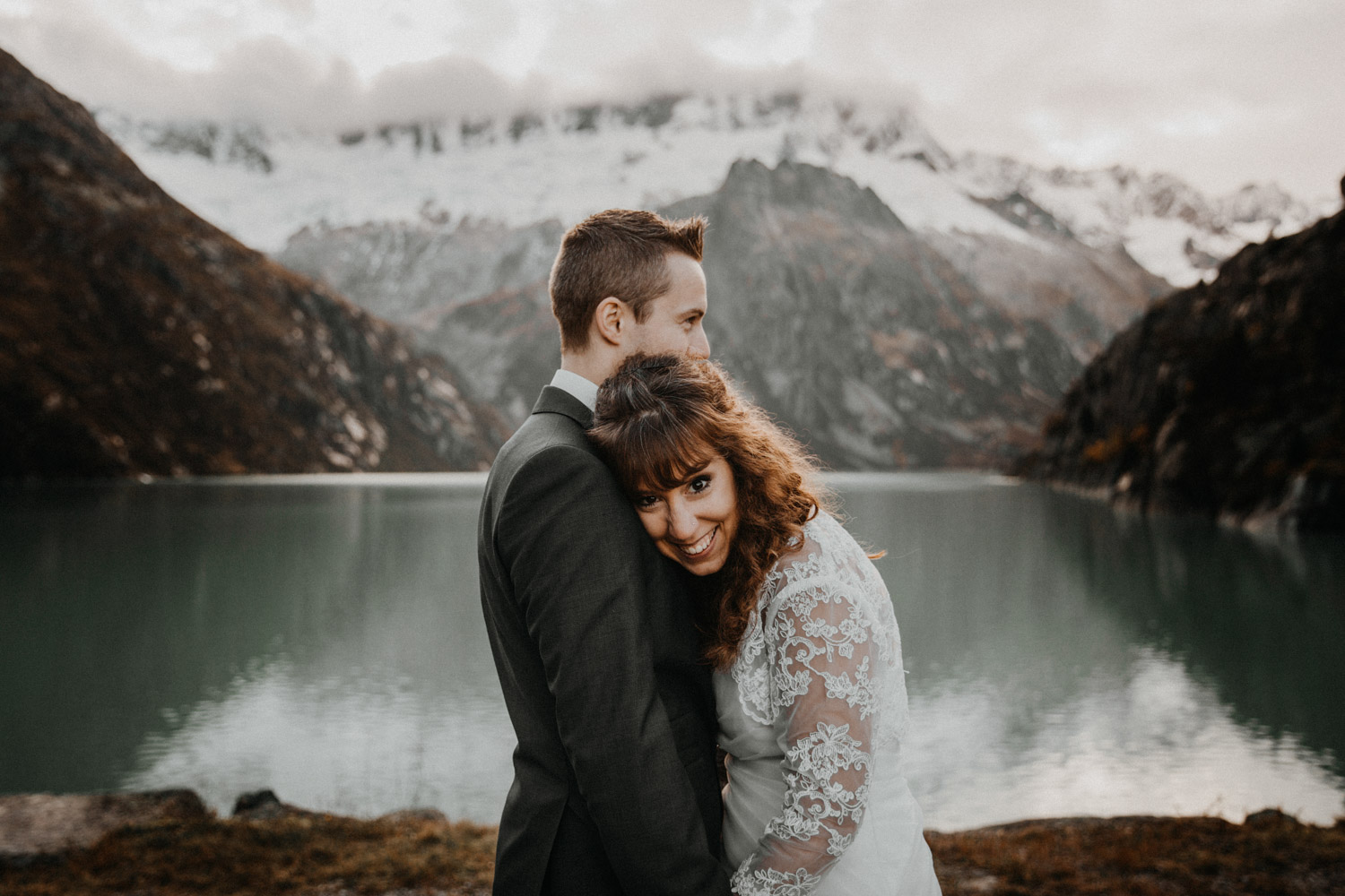 Elopement Photographer in Switzerland Swiss Mountains wedding photographer