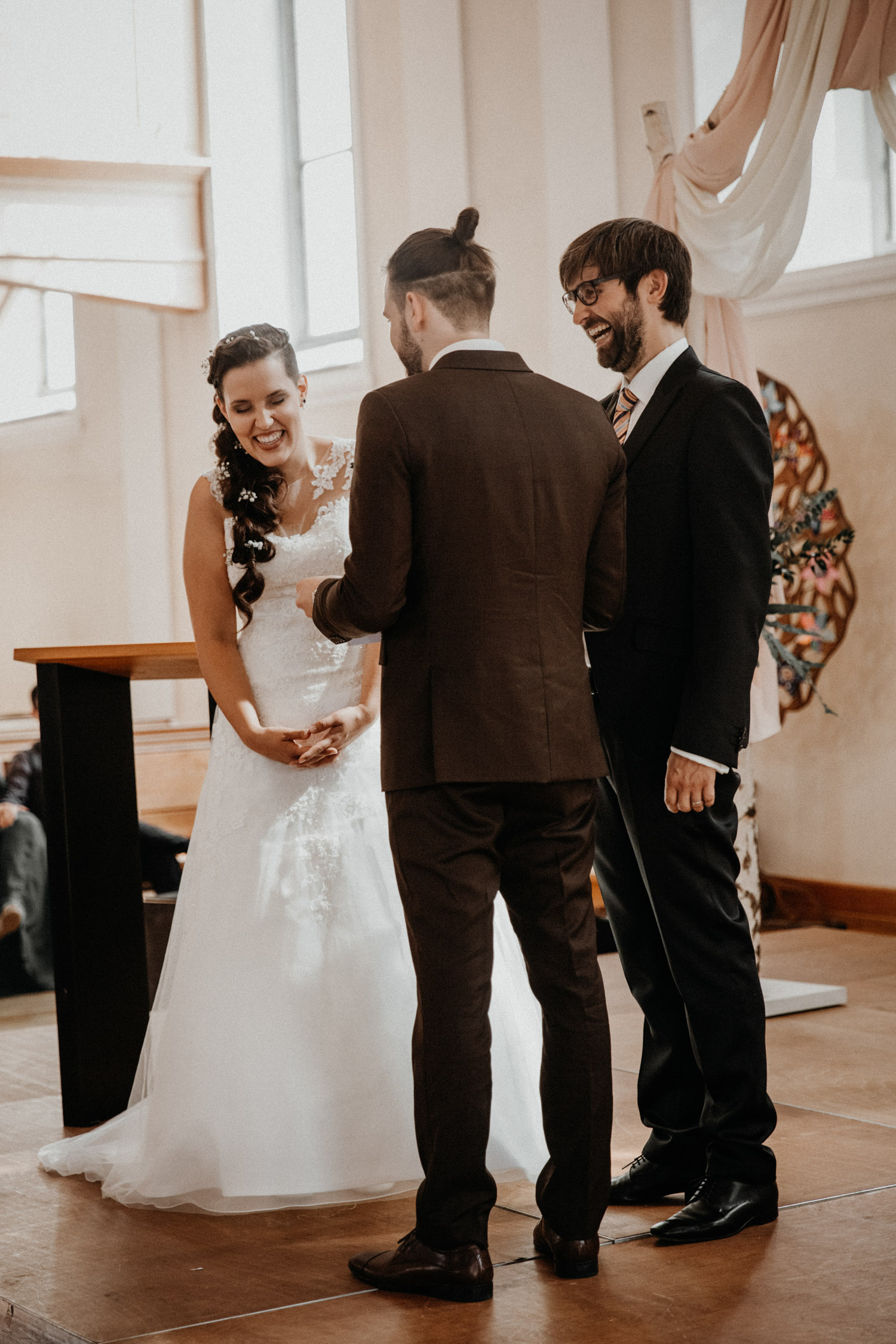 Wedding photographer in Switzerland church wedding