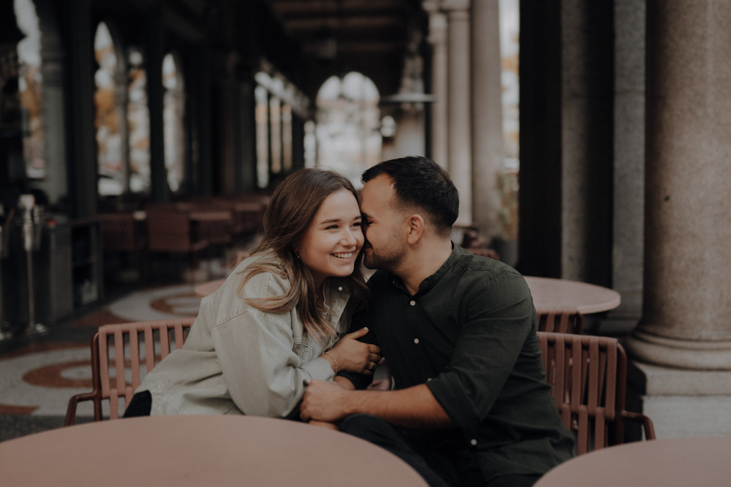 Urban City Couple Shoot in Zurich, Switzerland photographed by Swiss Wedding Photographer