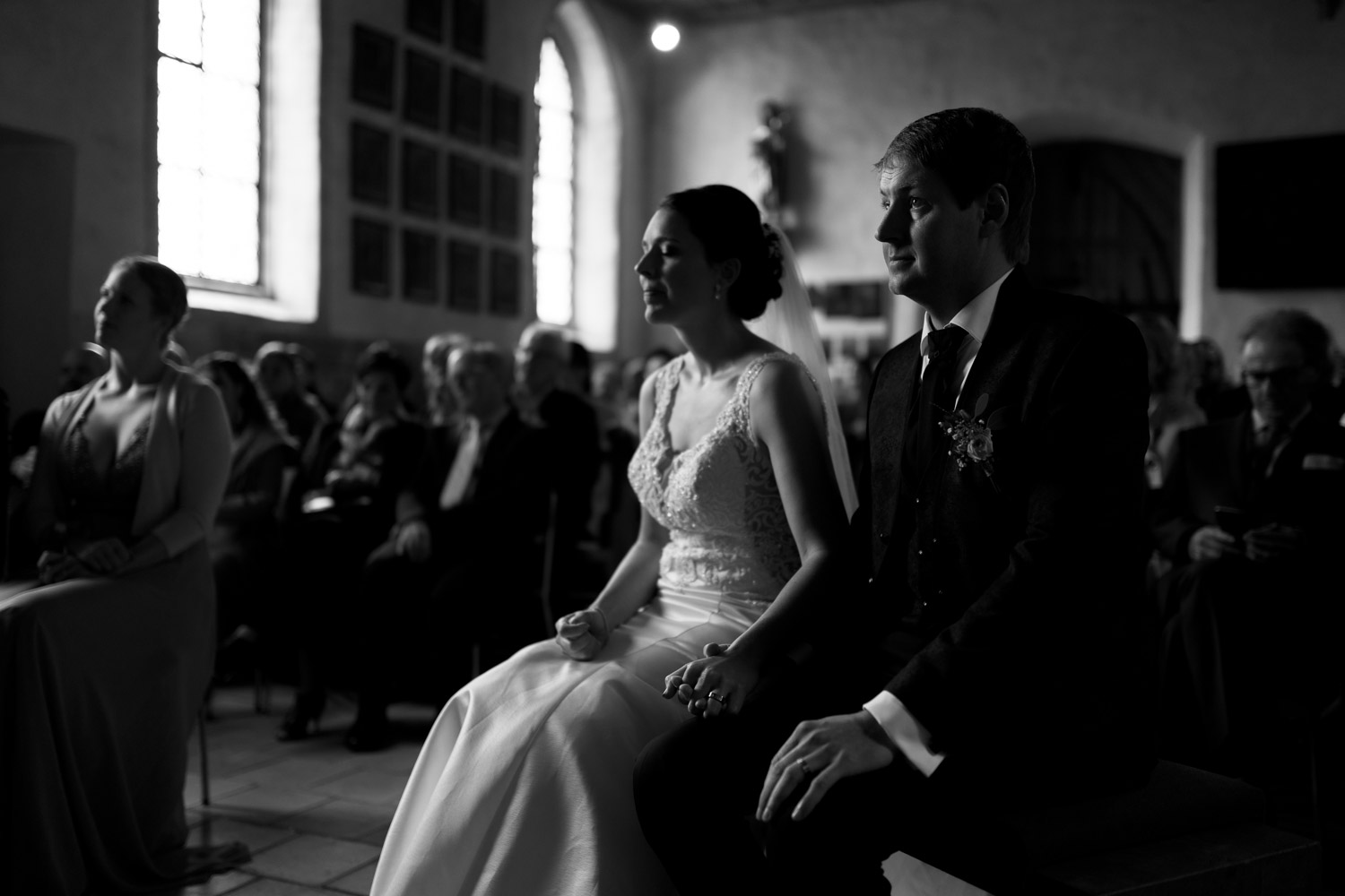 Emotional natural wedding photography in chapel Ennetbürgen Villa Honegg wedding