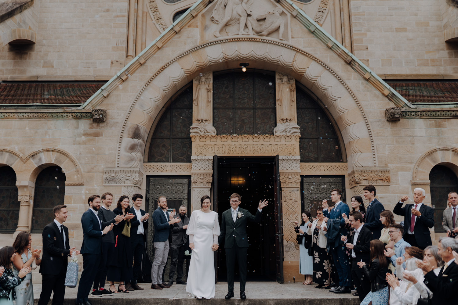 Hochzeit Paulus Kirche Basel Hochzeitsfotograf dokumentarisch